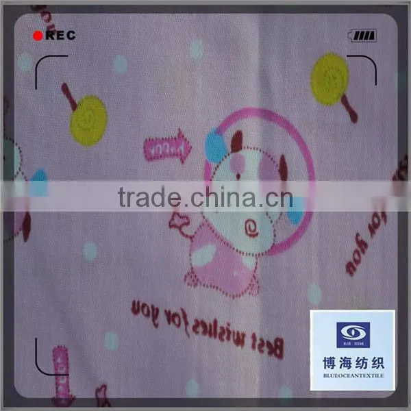dyed ground print cotton/polyester fabric cvc 60/40
