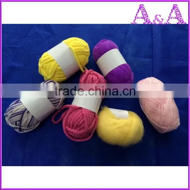 Acrylic and polyester knitting yarn hand crochet wool yarn