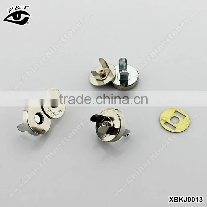 Hot sale magnet button for handbag metal magnet button for purse