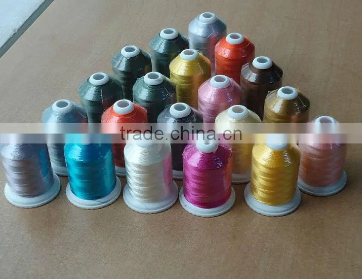 high quality polyester embroidery thread