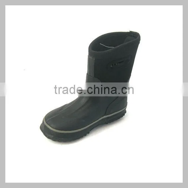 Boys rubber boots neoprene lining