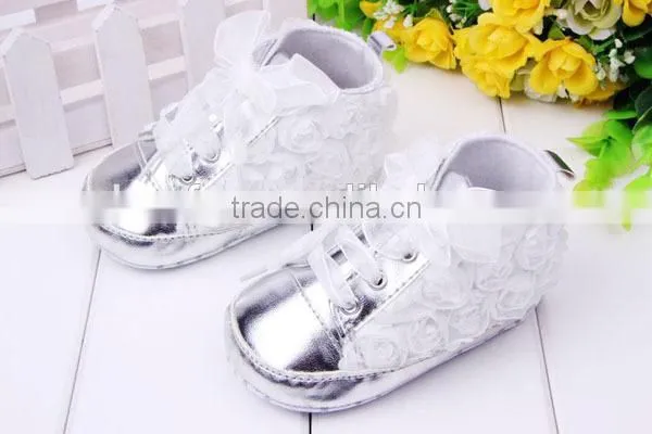 Fashion New Baby Girls First Walkers Flowers Shoes