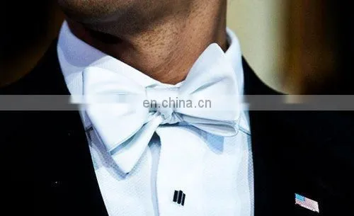 China Manufacturer Wholesale Fashion White Bow Tie