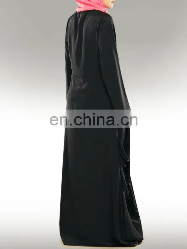 Elegant ladies crepe muslim party dress