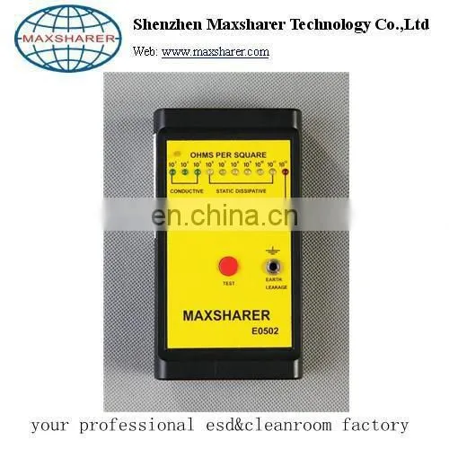 Precision esd mat tester surface resistance tester for esd products