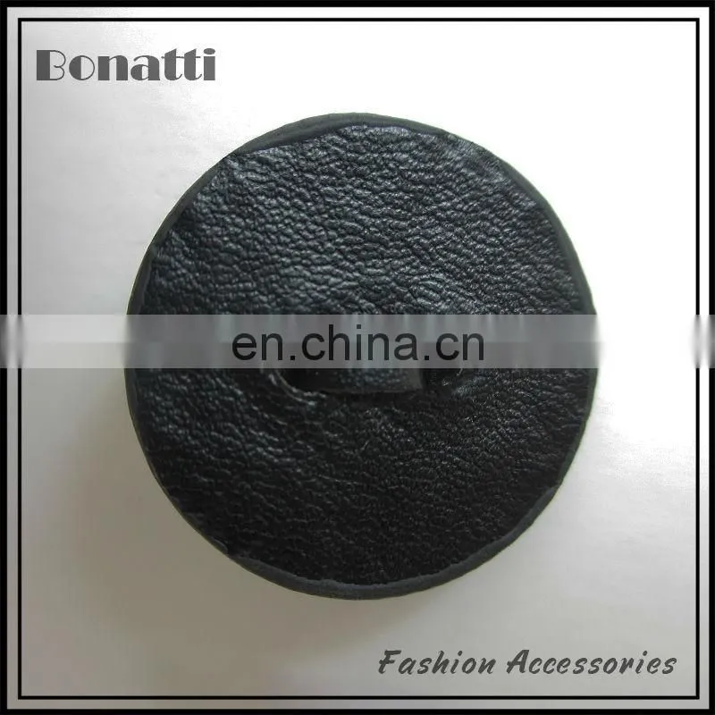 fashion leather covered buttons