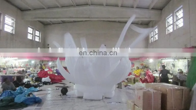 customized multicolor led lighting advertising small inflatable air dancer of flower