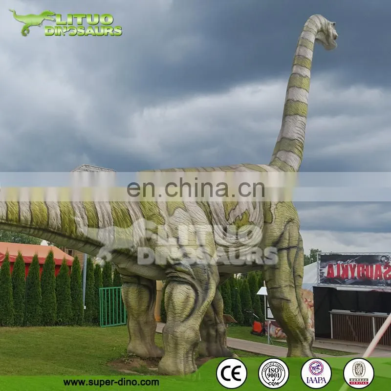 Long neck Moving Animatronic Dinosaur robot For Exhibition