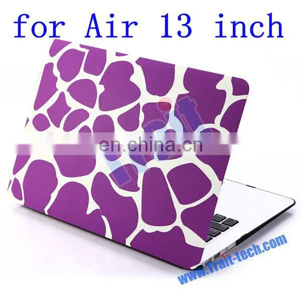 Popular Folio Plastic Protective Hard Shell Case For Apple Macbook Air 13 inch
