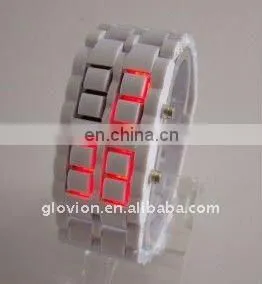 lava led watch blue led digital wach lava style mens sports led watch