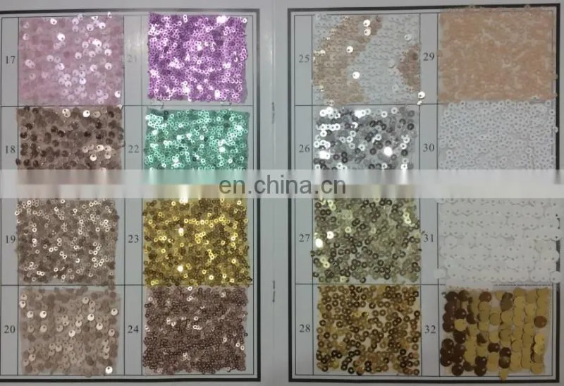 TR064#3 Hot sale gold Sequin handmade embroidered table runner