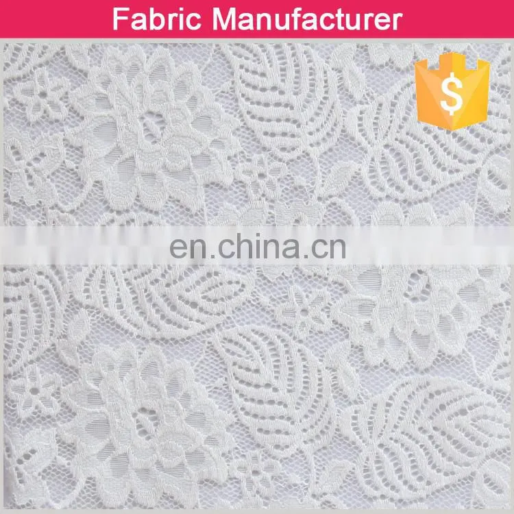 ladies garment public clothing spandex design solid lace fabric for female