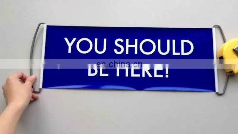 hand held sport football scrolling banner