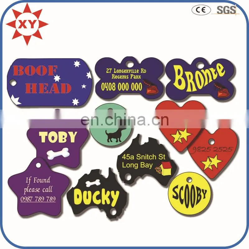 Custom laser or printing logo blank tag for souvenir