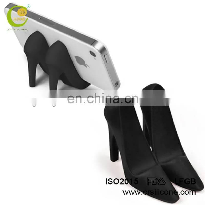 unique silicone mobile phone display stand