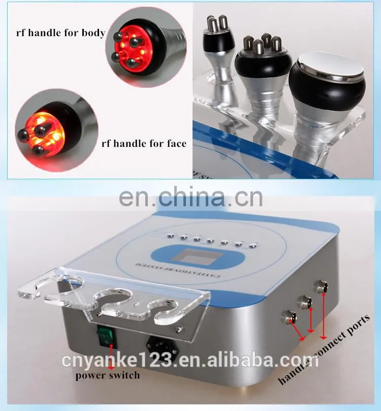 Professional 3 in 1 Multipolar RF radio frequency ultrasonic 40k cavitation body slimming machine