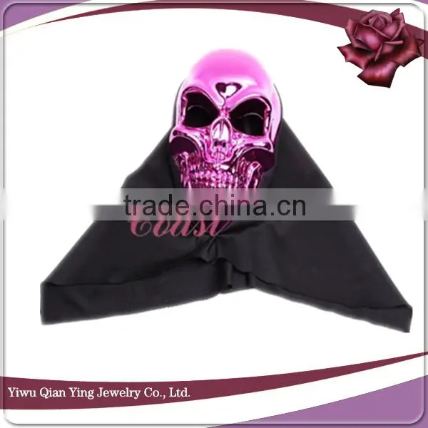 Electroplating plastic Halloween Karneval party ghost face mask