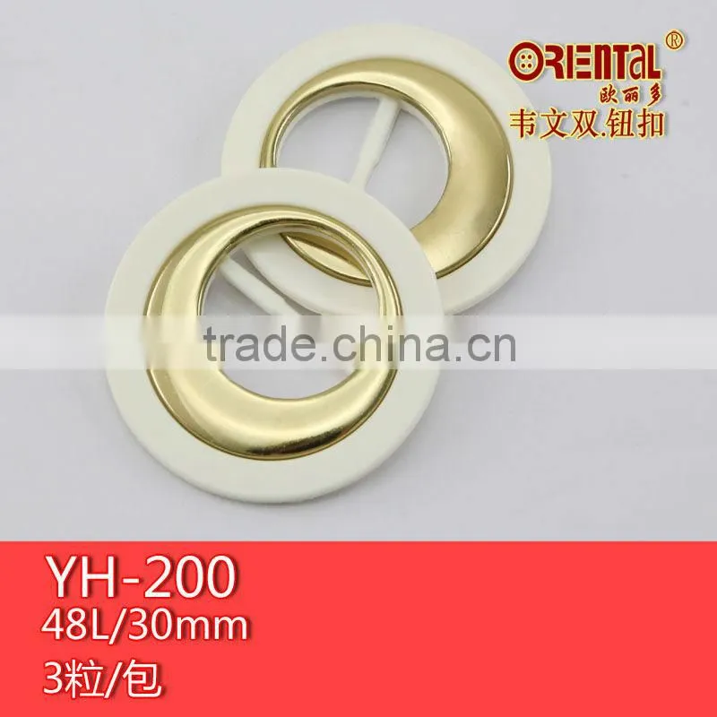 30mm fashion round plastic combined buckles