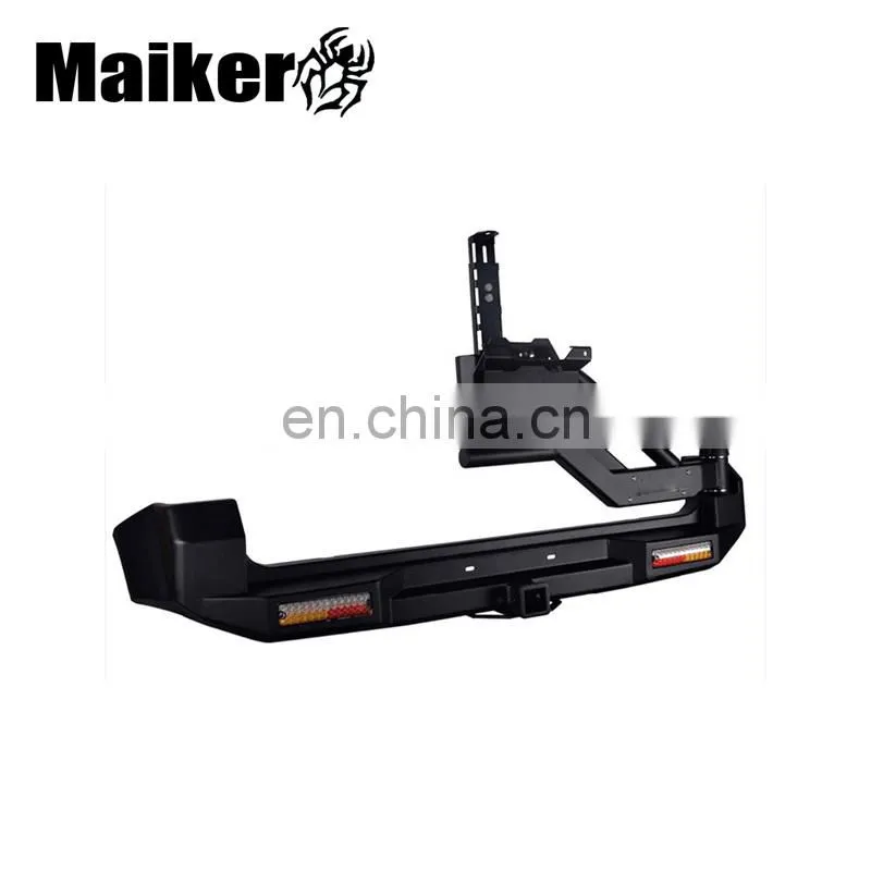 Rear bumper with tow bar for jimny bumper guard with spare tire rack for suzuki jimny auto parts
