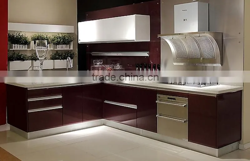 Hot sale Modern high gloss kitchen cabinet