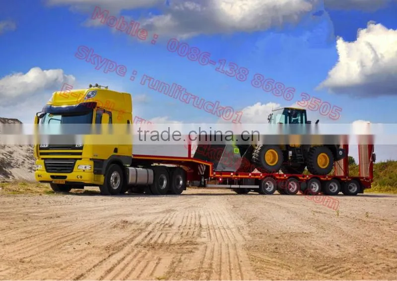 low bed semi trailer