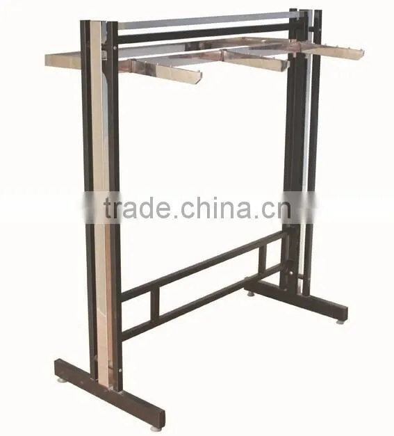 Flooring Stand Classic Style Garment Rack for Clothing Shop