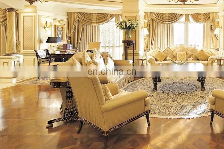 Bergeim Floors Multi-Layer Engineered Oak Chevron Unfinished Parquet Flooring