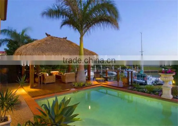 aluminum fake thatch roof