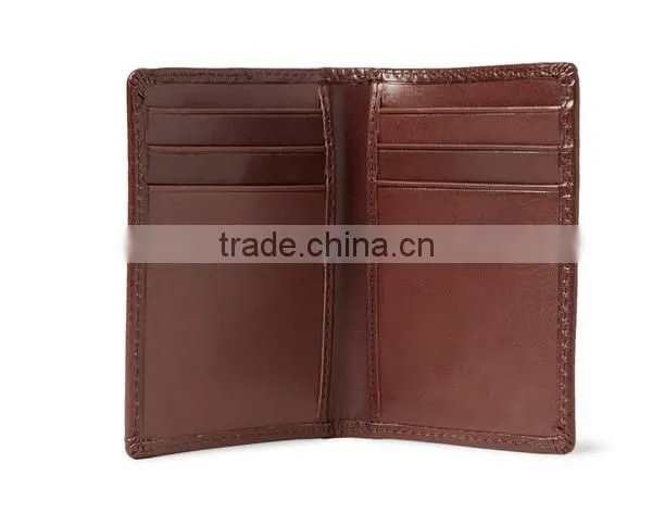 Wholesale Italian leather RFID card holder wallet for men