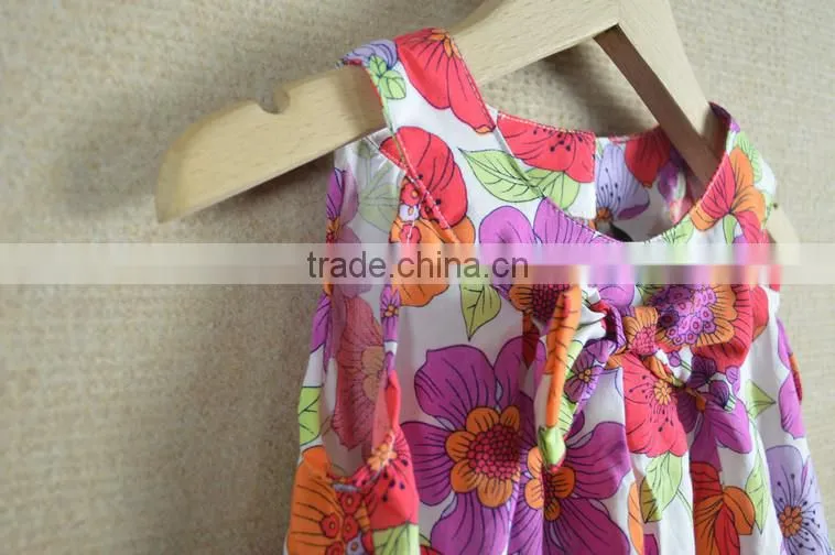 2015 OEM summer shorts cute girls print dress alibaba China Supplier