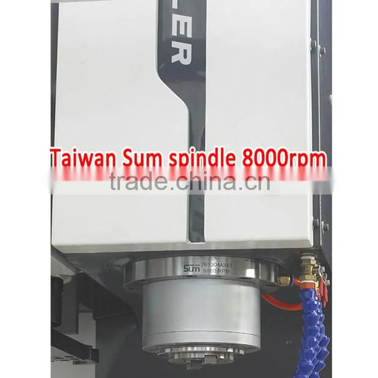 Automatic Milling Machine Price for CNC Machining Center VMC850L with Taiwan 8000rpm servo spindle, 24T ATC for sale