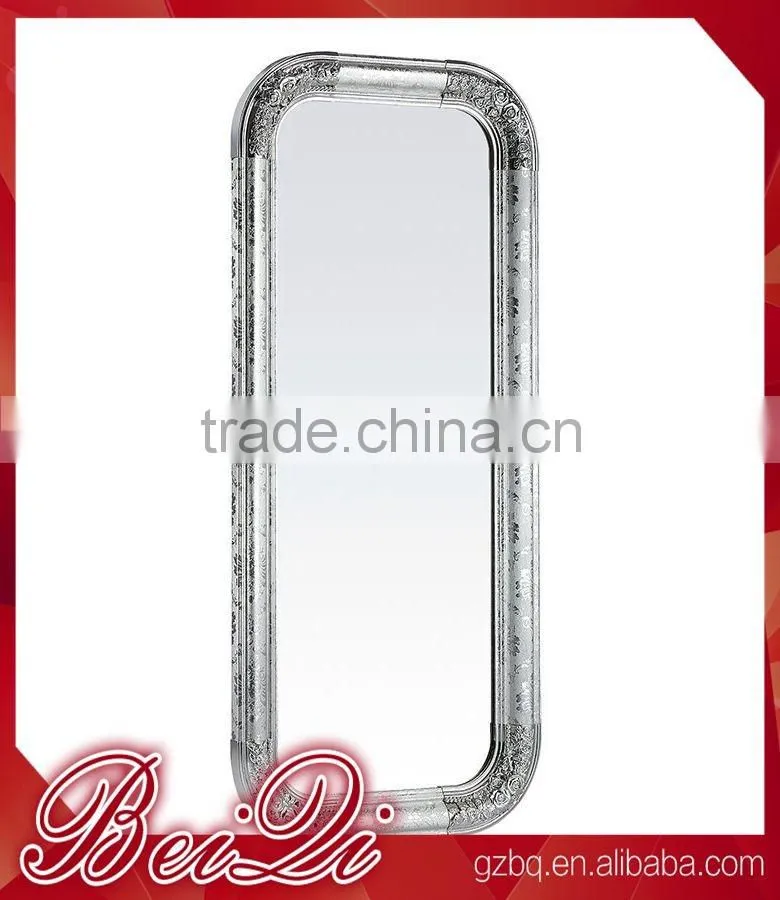 Barber Salon Mirror Station Styling Oval Single Side Salon Wall Mirror Carving Frame Salon Mirror