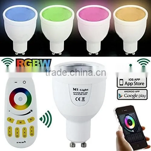2.4G Wifi Compatible LED GU10 Smart Bulb/Multi-color GU10 LED Bulb