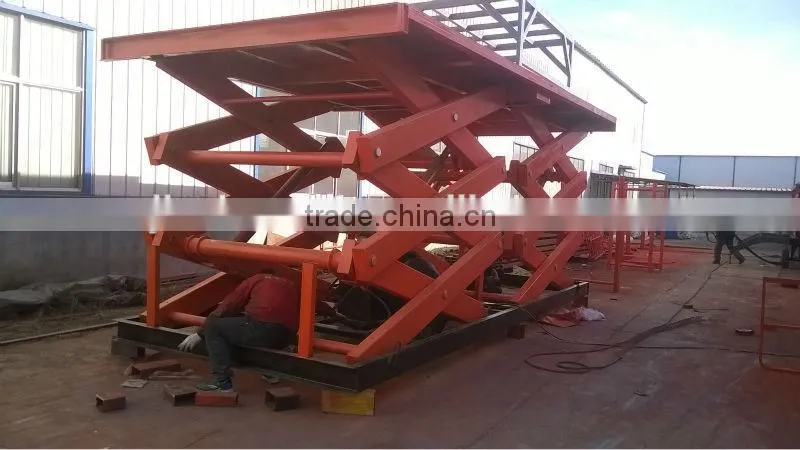 The best utility cargo indoor scissor lift table/stationary scissor lift