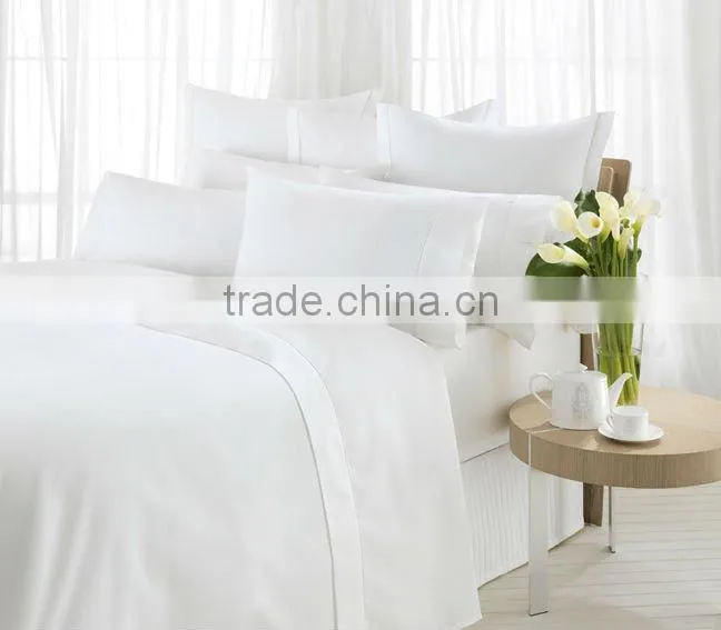 100 white cotton bedding fabirc for sheet set