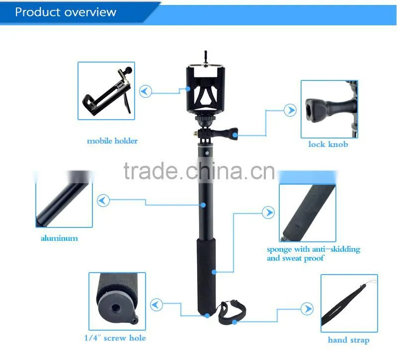 Family photo stable selfie stick monopod