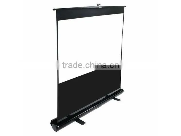Aluminum case Portable floor up screen (60"-100")