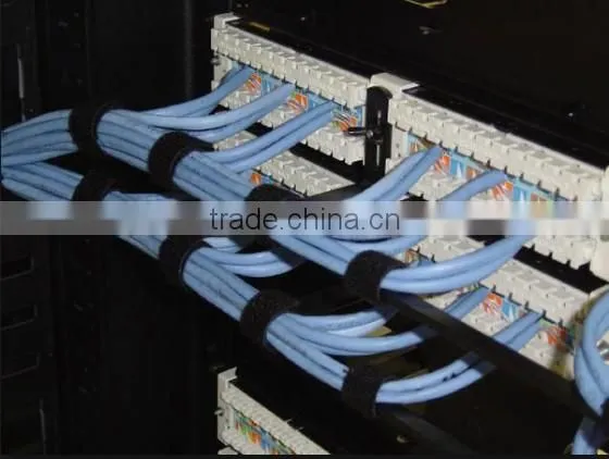 CAT6 48 slots UTP patch panel with cable tray