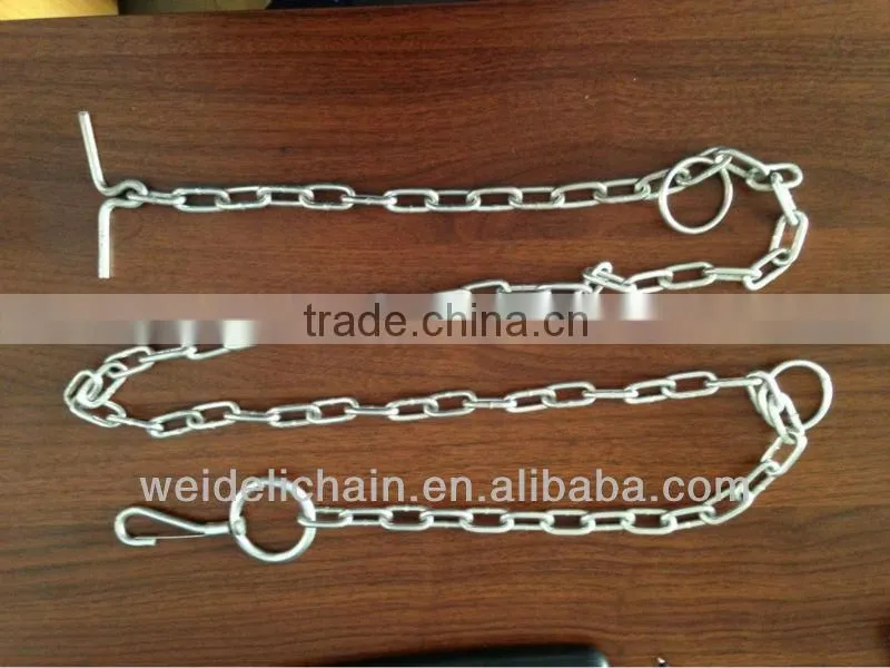 High Strength Cheap Chain Link Dog Kennels/Steel Link Animal Chain
