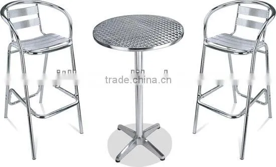 Aluminum Bar Chair And Table