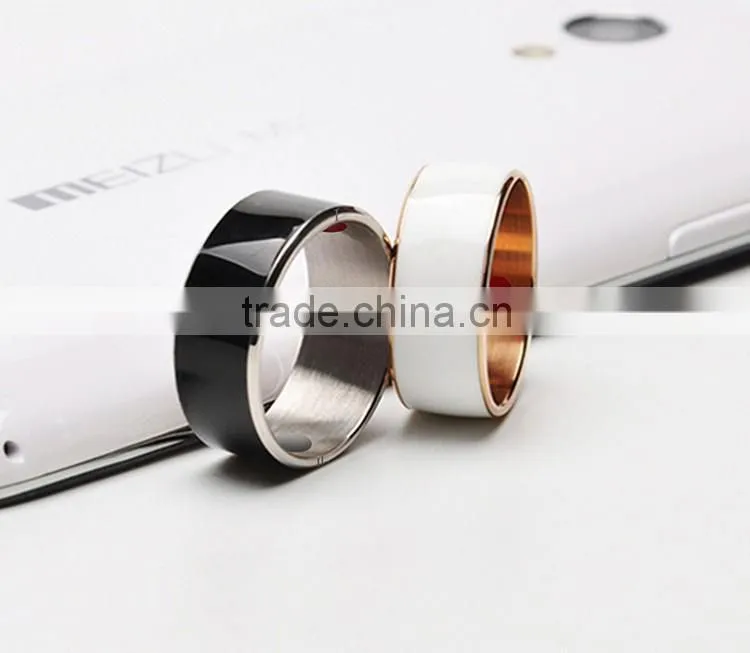 Multi-function titanium material smart ring, share/unlock/trasmit functions nfc smart ring for nfc phone