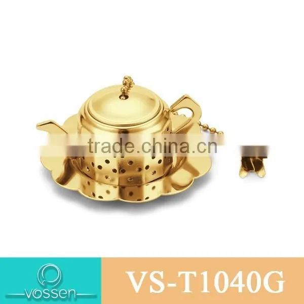 Silver plating gift box shaped tea infuser