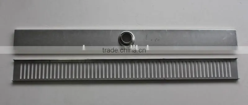 Audemar C Series Fold Edge Shallow Design Steel Bathroom Floor Drain
