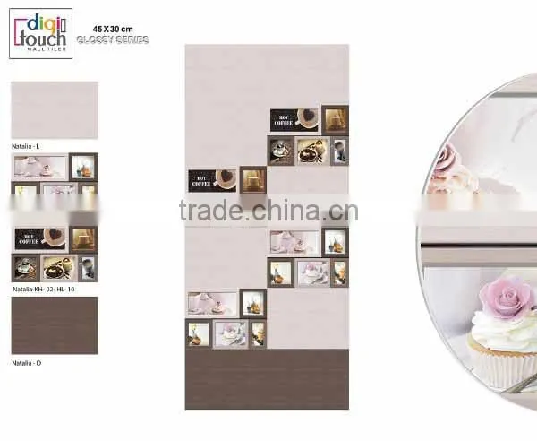Glossy Finished Wall Tiles 30X45