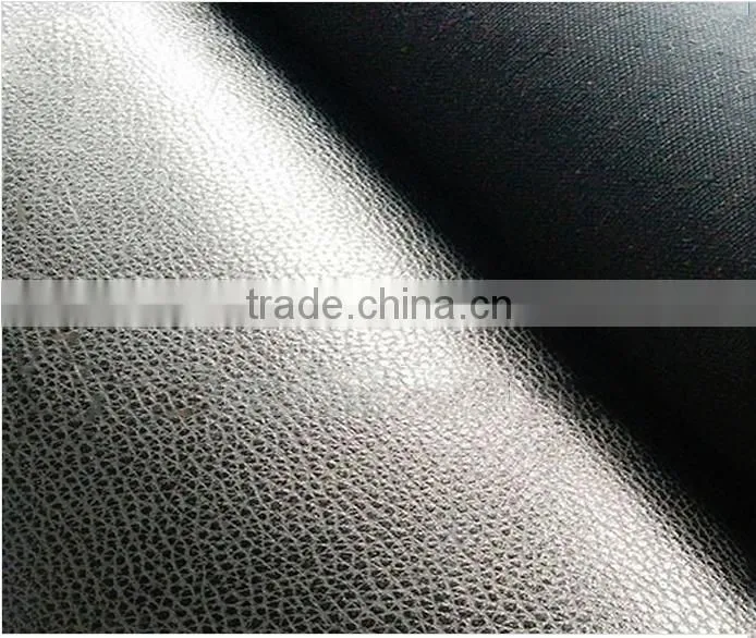 giant pebble grain polyester pvc artificial leather for shoes cars sofa
