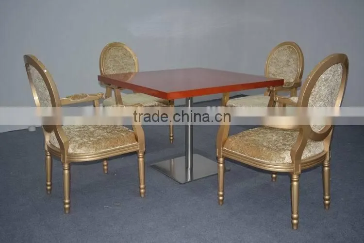 French style velvet dining table set XYN1242