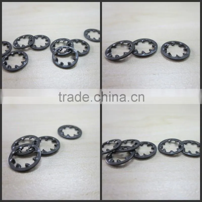 self locking washer with nickel plated 10mm (DIN6797J)