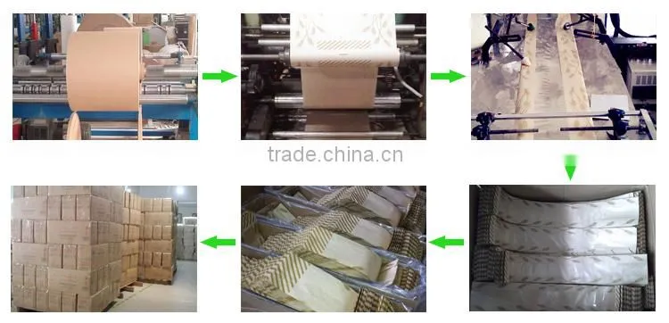 Guangxi factory made kraft paper bag for bread