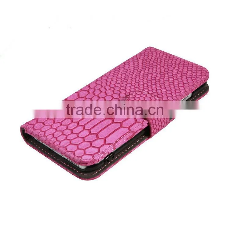 Premium Leather case with colorful cover for iPhone 6 leather case, for i Phone 6 flip cover case