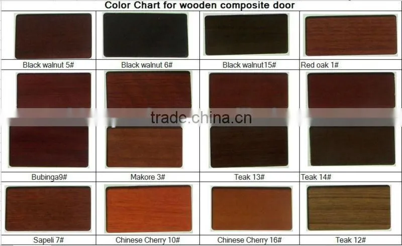 Advanced technology with natural appearance solid Wood interior Door